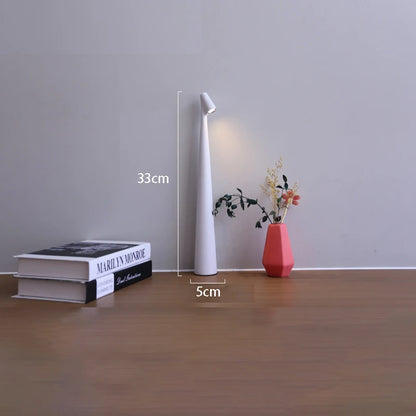 LED Rechargeable Desk Lamp Creative Living Room Study Lamp Top Touch Dimming Atmosphere Desktop Decoration Table Lamp